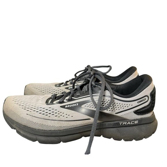 Brooks Trace 2 Men’s 8 D Medium Running Shoes Grey Black - Picture 1 of 7